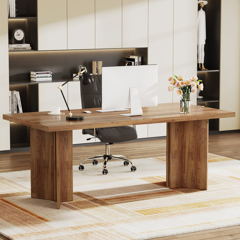 Bureau de direction 63 po Farmhouse, Noyer brun
