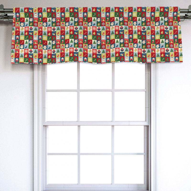 Sateen Ruffled Window Valance