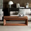 Table basse à plateau relevable avec rangement dissimulé et hauteur réglable-1022193504