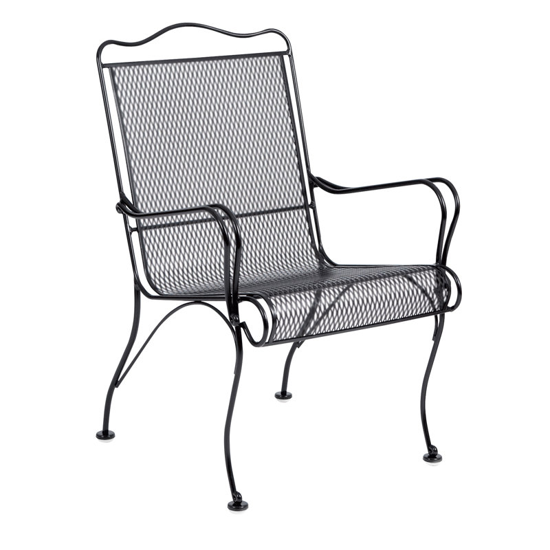 Chaise de salle à manger à haut dossier, Graphite