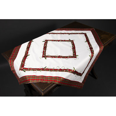 Salvaggio Embroidered Holiday Table Topper