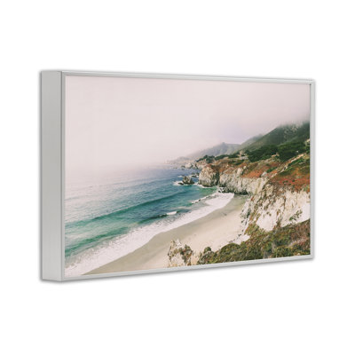 California Bay Coastline Framed Giclee, design by Sisi and Seb
