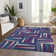 Premium Machine Washable Collett AMF1012 Squares Rug