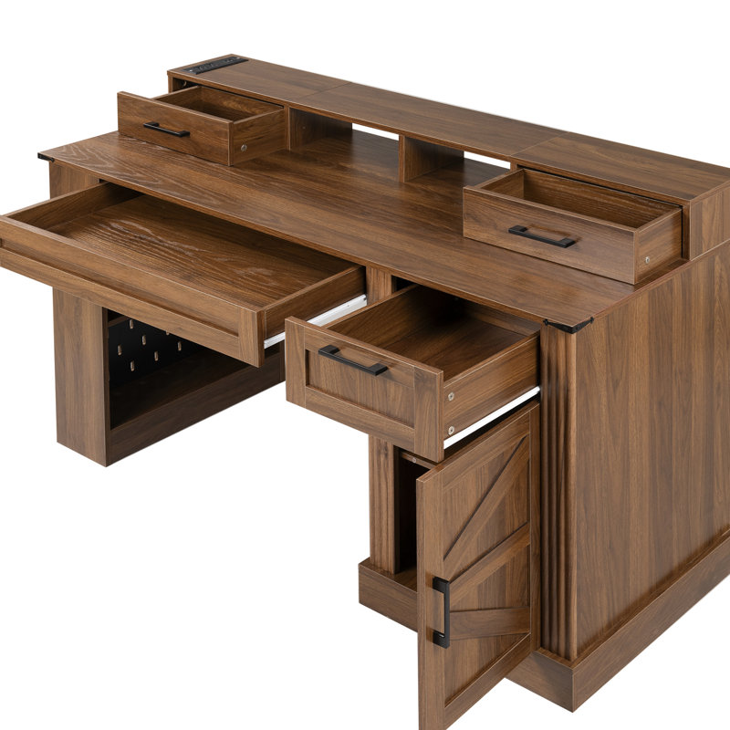 MDF Armoire Desk