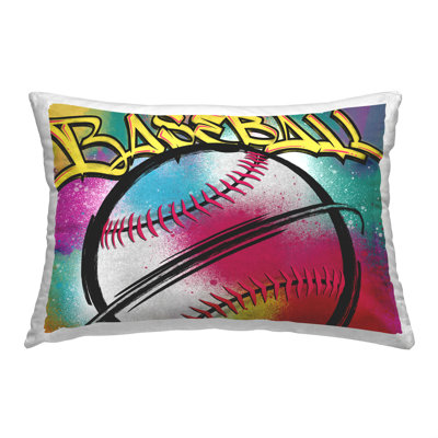 Coussin décoratif Baseball Sports Graffiti