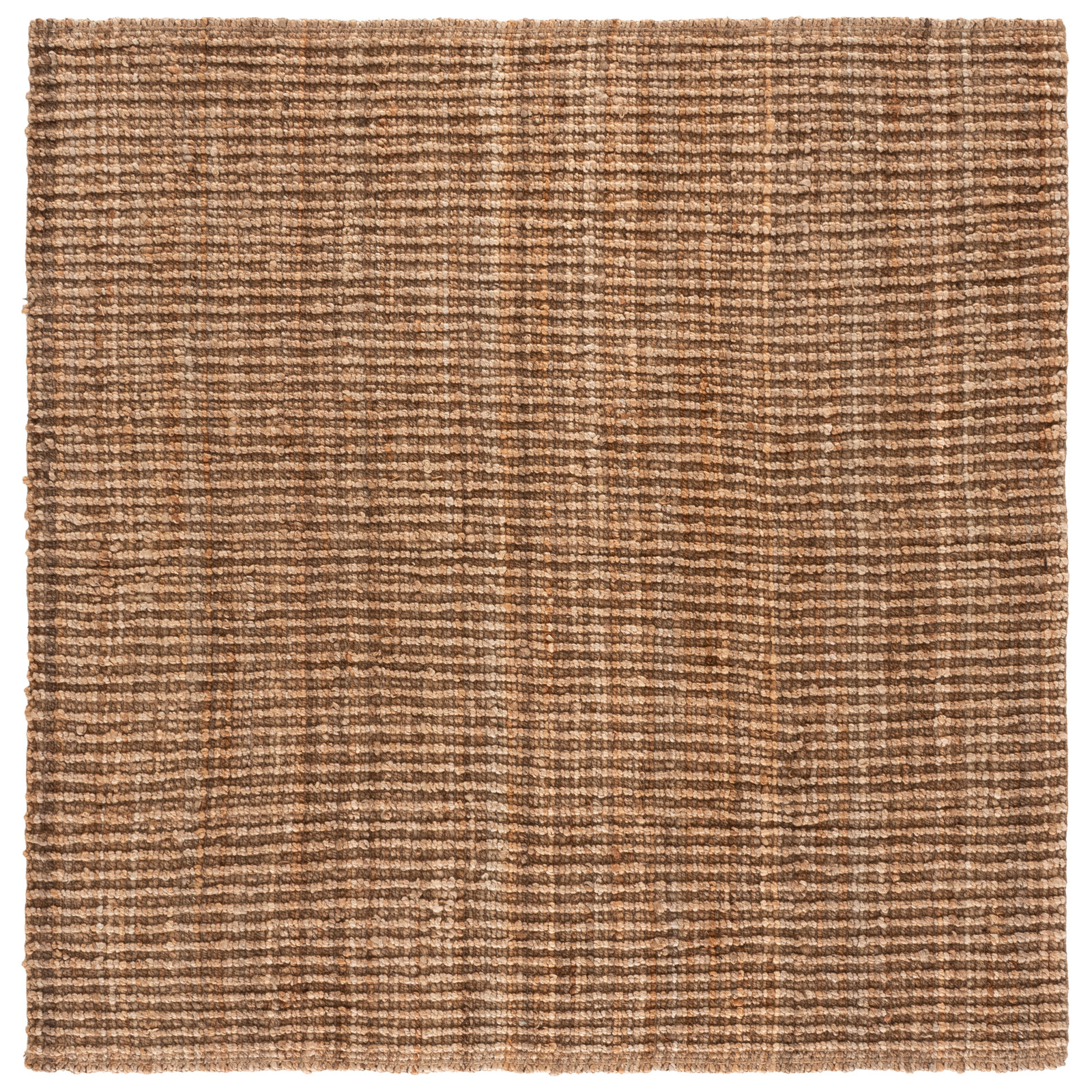 Alda Hand-Woven Jute Rug, Square 6'