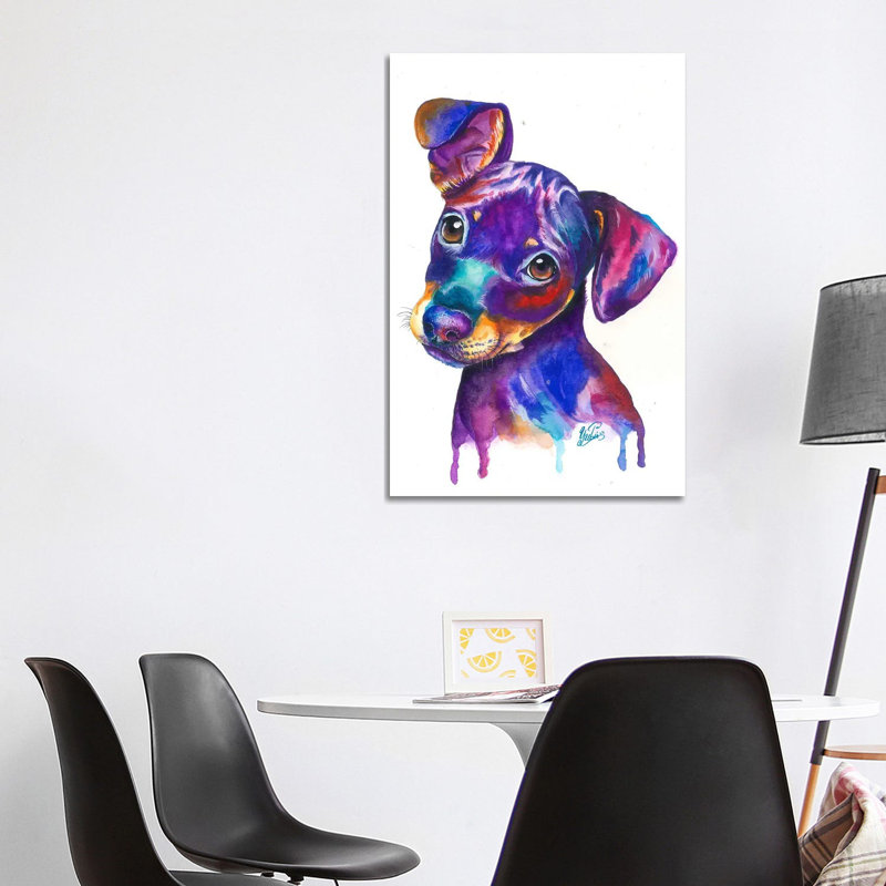 Colorio Pincher 1 Piece Wall Art on Canvas, 101.6cm H x 66.04cm W