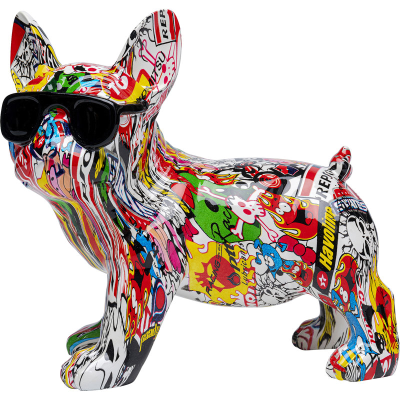 Decorative figure Comic Dog Glasses 25cm