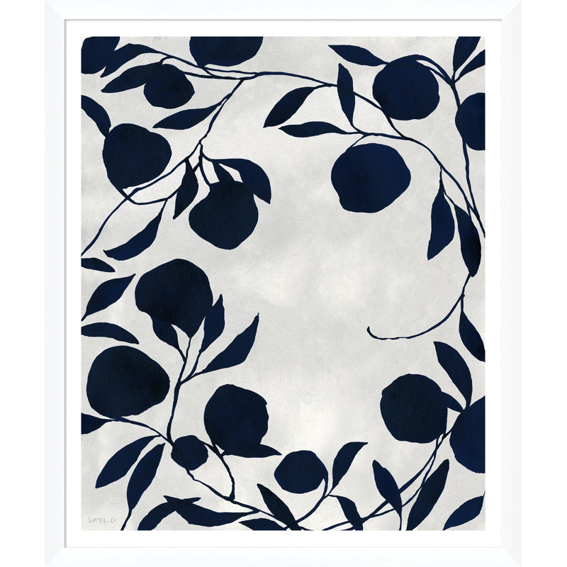 Ink Pomegranate Print by Susan Hable
