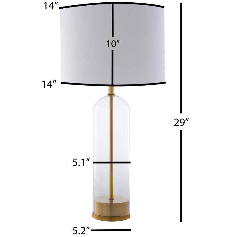 Morin Belhaven 29" Table Lamp, Gold