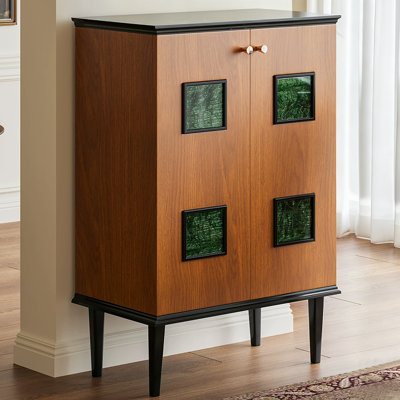 Buffet moderne en bois fabriqué de couleur cerisier