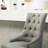 Grey Button Solid Wood Hostess Chairs ( Of 2) - Wingback Look With Stylish Nail Trim Two Glorious Heads-496031119