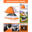 Tente orange pour 2 personnes-93311543