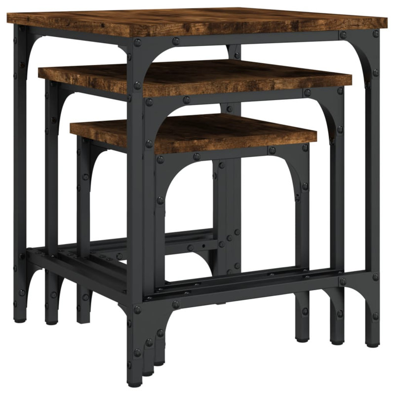 Francisca Frame 3 Single Coffee Table, 18.1" H x 15.7" L x 15.7" W