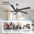 Baun 5-Blade Indoor Ceiling Fan with Remote-1027365109-1048196990-1050414124