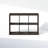 Furinno Cubic Open Back Multipurpose Clothing & Closet Storage Organizer Shelf, 6-Cube, Dark Oak-623236807