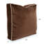20 coussins goussets Bella chocolat - duvet