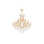 Lustre étagé de style bougie à 37 lumières Stockard-49620318-49620319-49620321