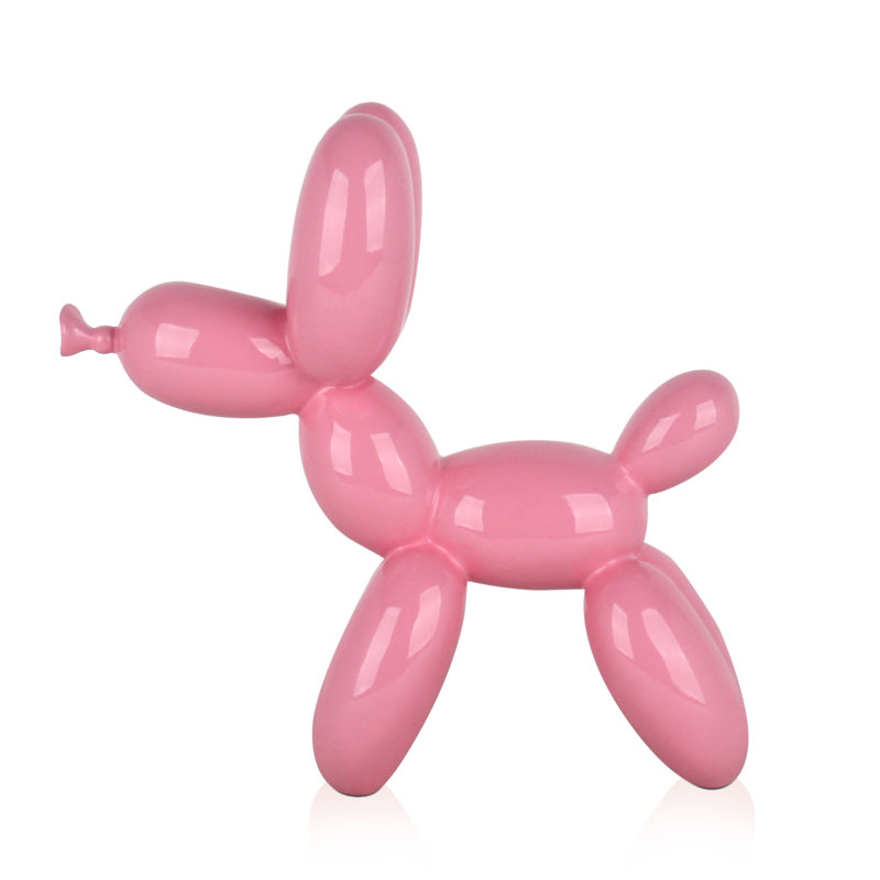 Aagje Animals Figurines & Sculptures, Pink, 27cm H x 26cm W x 9.5cm D