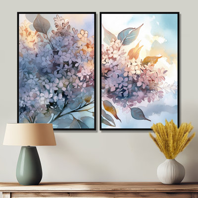 Lilas mauves aromathérapie - Art mural traditionnel