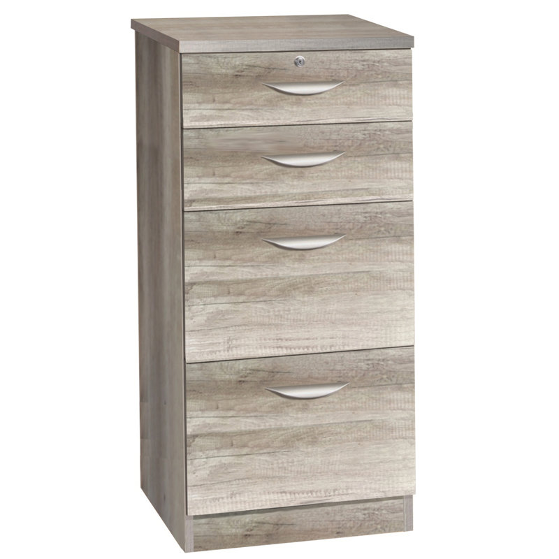 Bettilou 48cm Wide 4 -Drawer File Cabinet, Grey Nebraska
