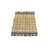 Saurel Geometric Rectangle 2' x 3' Jute Area Rug in Beige