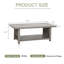 Table basse d'extérieur en aluminium à 2 niveaux-114222599