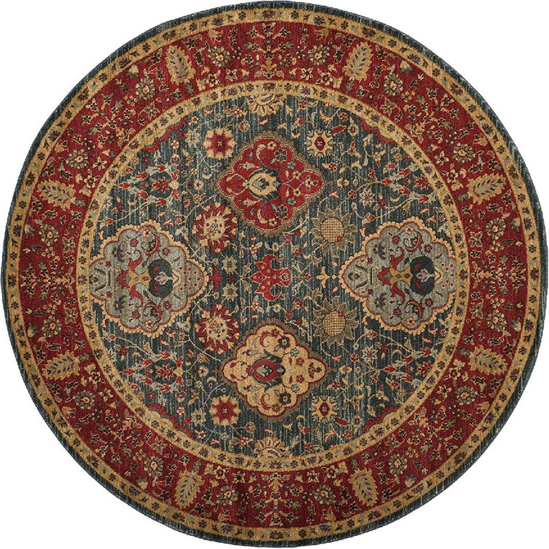 Pennypacker Performance Oriental Rug, Round 6'7"