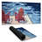 Lake, dock, mountains & chairs - 15.75"x31.50" Desk mat