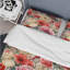 Beige And Coral Hydrangea Pattern I - Ensemble de housse de couette à motif floral-2098498824