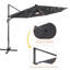Luna 11' Lighted Cantilever Umbrella-2011128193