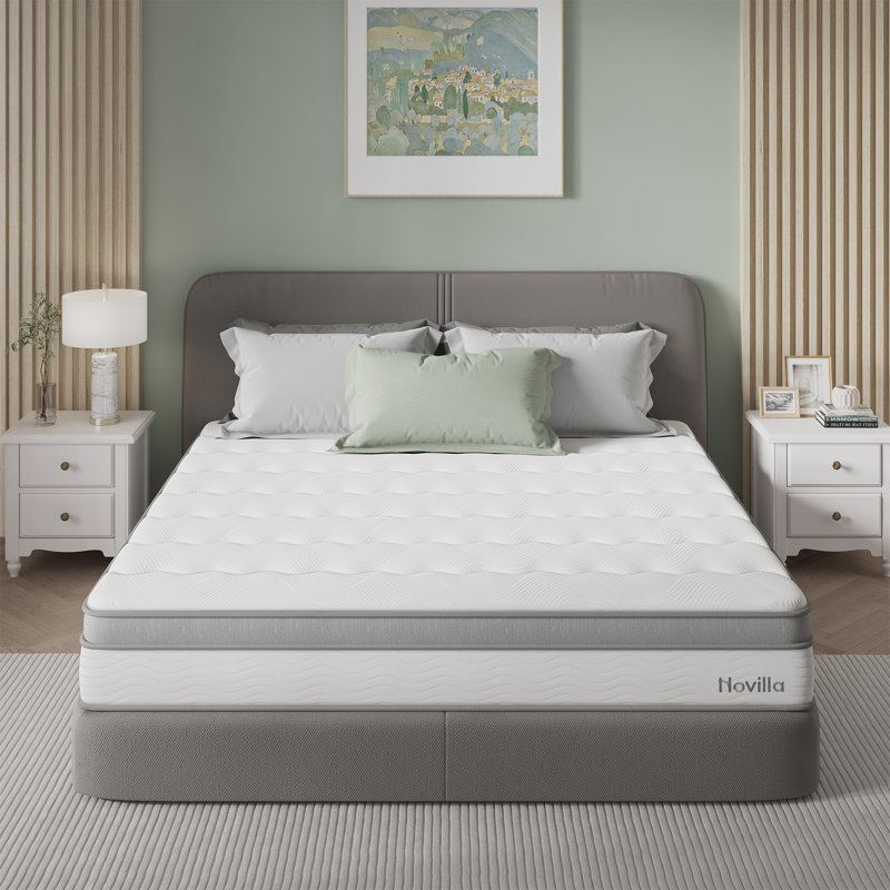 Aquinas 23cm Gel Memory Foam Pocket Sprung Mattress, Small Double (4')