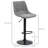 Kait Swivel Upholstered Adjustable Height Counter Stool with Metal Frame-1354896327