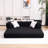 Convertible 78.5" Folding Bed With 2 Pillows, 3 - Seater Futon Couch, Foam Spring Floor Mattress For Living Room, Office, Apartment, Corduroy, No Assembly Couch Fold Out , Mattress, Vacuum Packed,-175622214