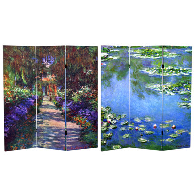 Corte Monet Water Lilies Art Canvas Folding Screen
