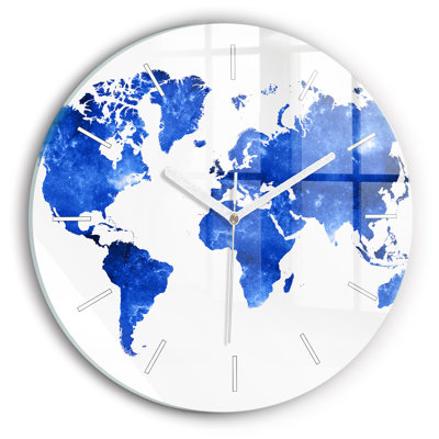 Glass Wall Clock