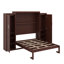 Lit escamotable avec garde-robe et tablette de rangement-1308175402-1308175398