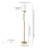 Frieda 54.5'' Torchiere Floor Lamp-2033061665-2014879584
