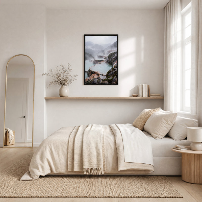 Art mural sur toile Misty Mountains, H 24 po x l 16 po