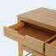 Chariot-bar d'intérieur multifonctionnel en bambou naturel avec roulettes verrouillables, tiroirs et tablettes ouvertes - idéal pour la cuisine, la salle à manger et les réceptions