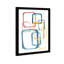 «Abstract Some Frames Shapes» - Reproduction d'art graphique sur papier encadré