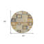 Tapis intérieur lavable 8 po