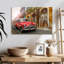 Voiture cubaine rouge Mehar-107701356