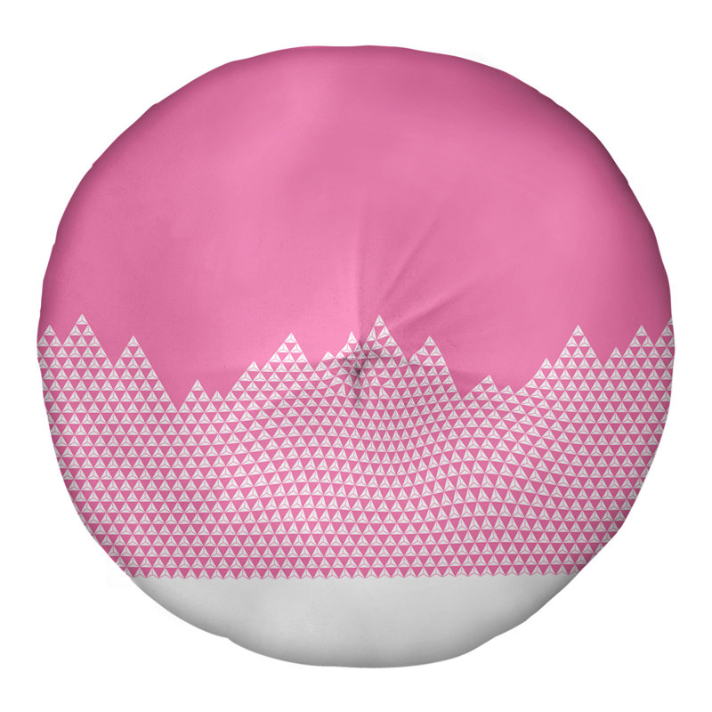 Coussin Katelyn Elizabeth, 30 po x 30 po, Rose