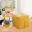 Ottoman Foot Rest Soft And Comfortable Ottoman Square Corduroy Woven Design Sofa Stool-1109677908