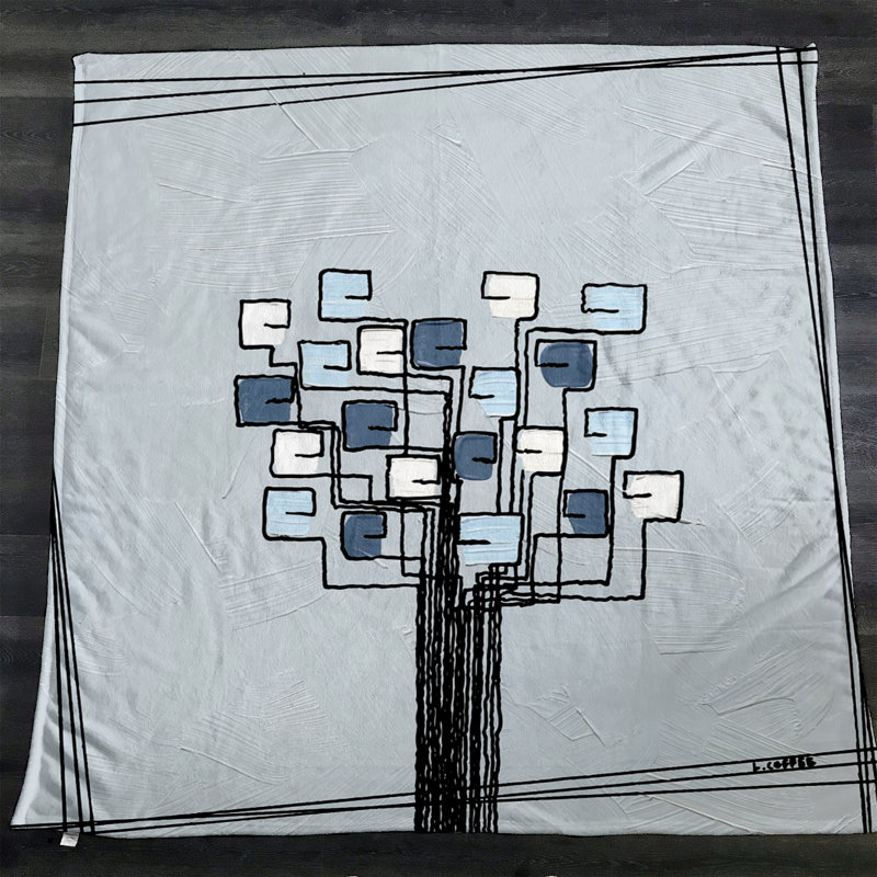 Throw Blanket, 51" W x 60" L