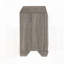 Table de chevet 2 tiroirs gris vieilli