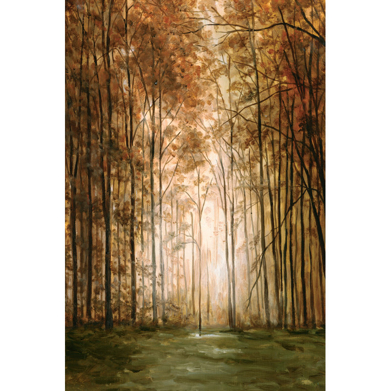Sepia Fall - Wrapped Canvas Print, 46cm H x 30cm W x 3.8cm D