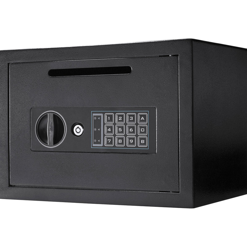 Coffre-fort compact en acier pour courrier - Protection de vos biens avec clavier numérique intégré