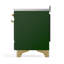 Cuisinière à induction de 48 pouces avec 6 éléments à induction en vert émeraude Majestic III Series (garniture laiton)-124828826-124828825